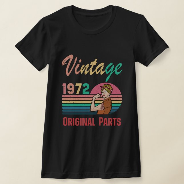 Camiseta Vintage 1972 Partes originais (Postura )
