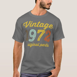 Camiseta Vintage 1972 Partes originais