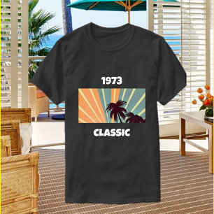 Camiseta Vintage 1973 50º ano - Personalizar