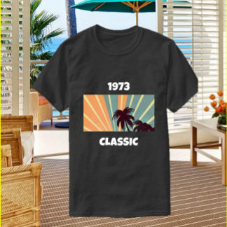 Camiseta Vintage 1973 50º ano - Personalizar