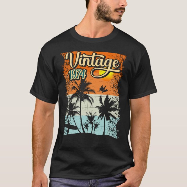 Camiseta Vintage 1974 (Frente)