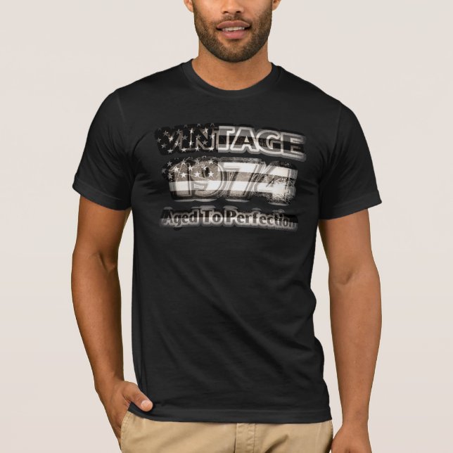Camiseta Vintage 1974 - Idade Para Perfecção (Frente)