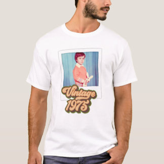 Camiseta Vintage 1975 50th Birthday Photo 