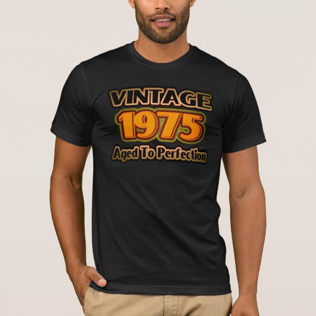 Camiseta Vintage 1975 - Idade Para Perfecção (Frente)