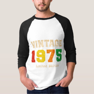 Camiseta Vintage 1975 Limited Edition - 50th Birthday Retro