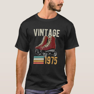 Camiseta Vintage 1975 Roller Skate 47º Aniversário 47 Anos