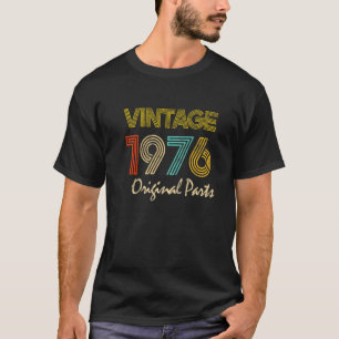 Camiseta Vintage 1976  46 Years Old Men And Women 46th Birt