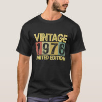 Vintage 1976 Bday 46 Anos Engraçado 46º Aniversári