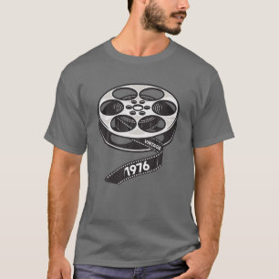 Camiseta Vintage 1976 Bday 46 Year Old 46Th Friend Cinema M