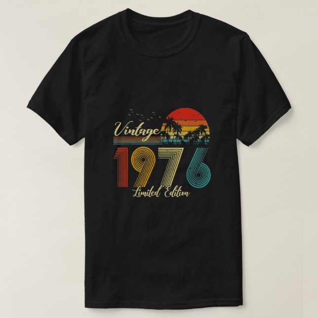 Camiseta Vintage 1976 Limited Edition (Frente do Design)