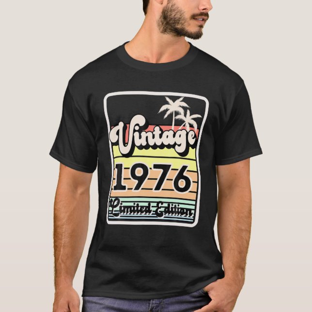 Camiseta Vintage 1976 Limited Edition (Frente)