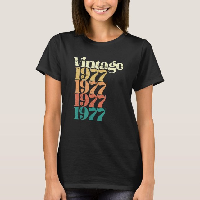 Camiseta Vintage 1977 (Frente)