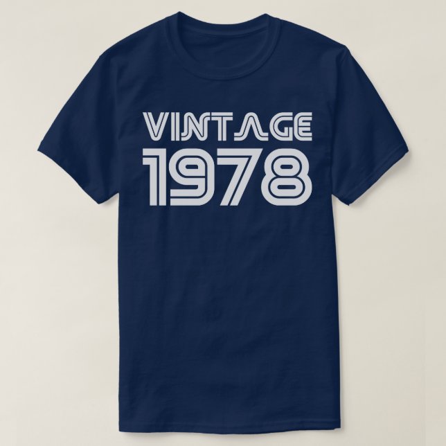 Camiseta Vintage 1978 (Frente do Design)