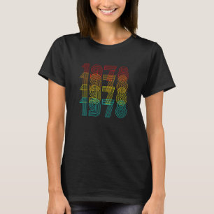 Camiseta Vintage 1978 T 44 Aniversário De 44 Anos