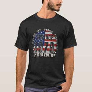 Camiseta Vintage 1979 Limited Edition - 46 anos - Gifts 46t