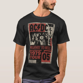 Camiseta Vintage 1979 Rock & Roll Concert Tour Poster