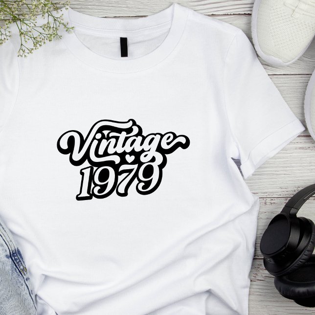 Camiseta Vintage 1979 T-Shirt (Criador carregado)