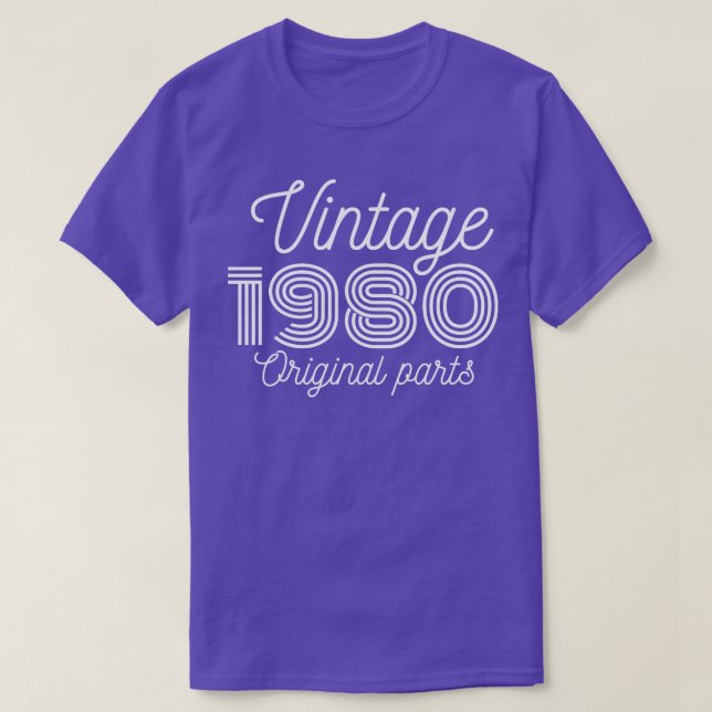 Camiseta Vintage 1980 1 (Frente do Design)