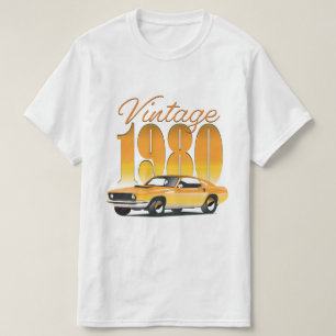 Camiseta Vintage 1980 - Carro Retroativo