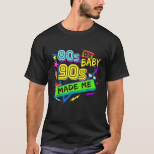 Camiseta Vintage 1980s 80 Bebê 1990s 90 Fez-me Retro N