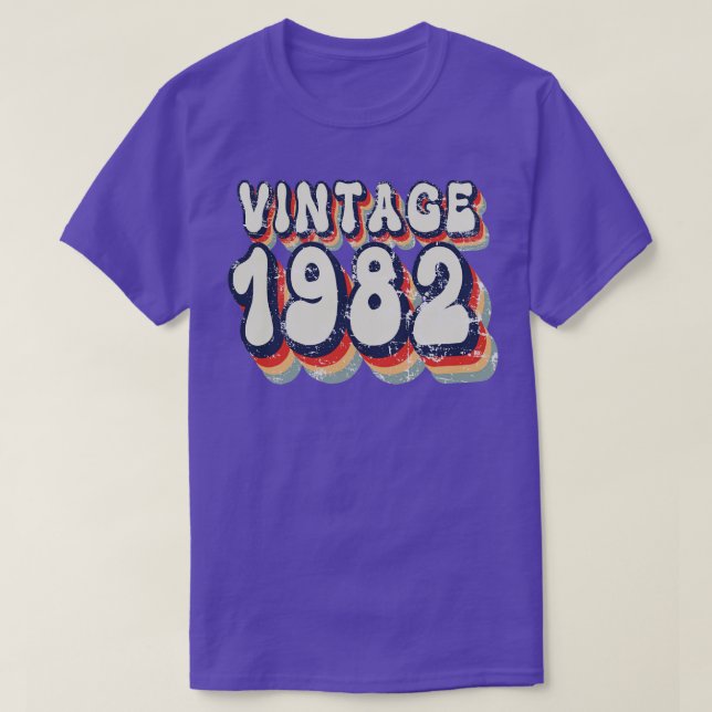 Camiseta Vintage 1982 (Frente do Design)