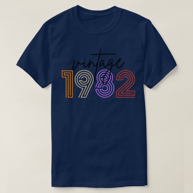 Camiseta Vintage 1982 14 (Frente do Design)