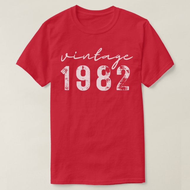 Camiseta Vintage 1982 16 (Frente do Design)