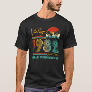 Camiseta Vintage 1982 Made In 1982 40th Birthday  40 Year O