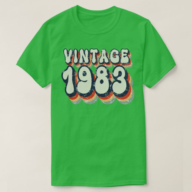 Camiseta Vintage 1983 (Frente do Design)