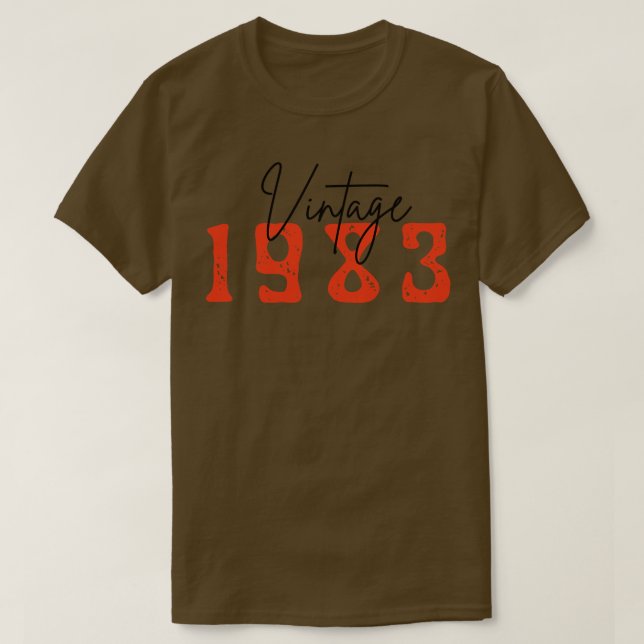 Camiseta Vintage 1983 (Frente do Design)