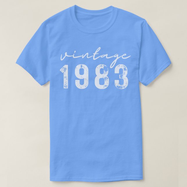 Camiseta Vintage 1983 19 (Frente do Design)
