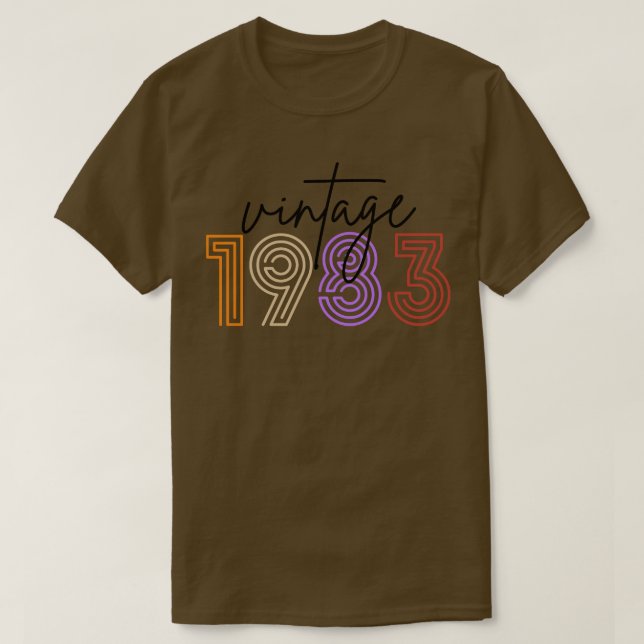 Camiseta Vintage 1983 27 (Frente do Design)