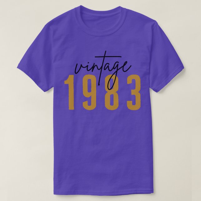 Camiseta Vintage 1983 3 (Frente do Design)