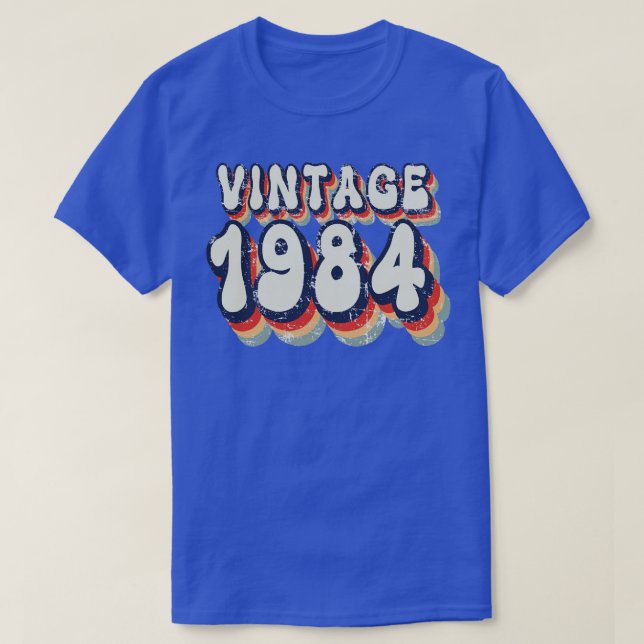 Camiseta Vintage 1984 (Frente do Design)