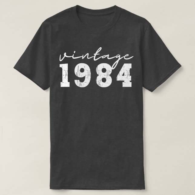 Camiseta Vintage 1984 19 (Frente do Design)