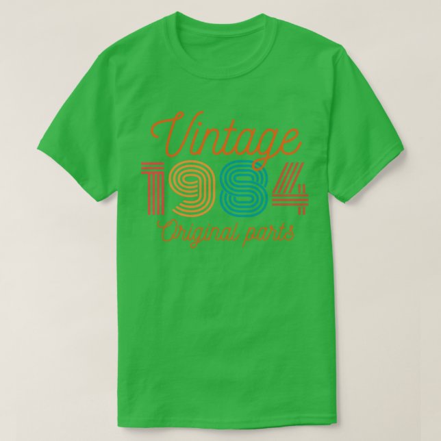 Camiseta Vintage 1984 20 (Frente do Design)
