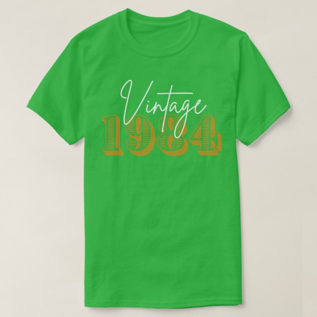 Camiseta Vintage 1984 7 (Frente do Design)