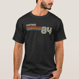 Camiseta Vintage 1984 Aniversário Retro Funny 40º Bday 40