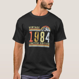 Camiseta Vintage 1984 Limited Edition Oferece 38º Anivers