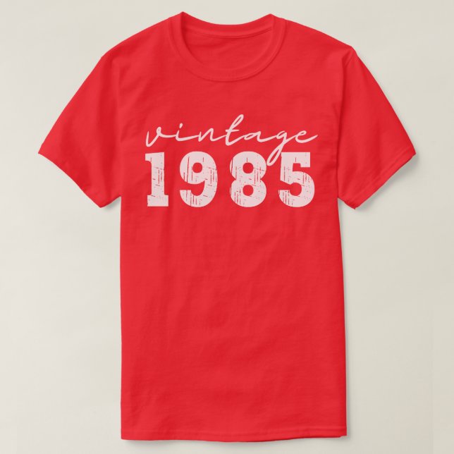 Camiseta Vintage 1985 33 (Frente do Design)