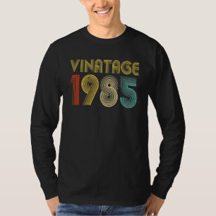 Camiseta Vintage 1985 37 Anos Meninos E Meninas 37