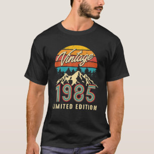 Camiseta Vintage 1985 37th Birthday 37 Year Old Gift