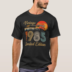 Camiseta Vintage 1985 Para Masculinas Violão Mais De 37 An