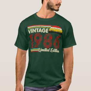 Camiseta Vintage 1986 Birthday Shirt Limited Edition 1986 B
