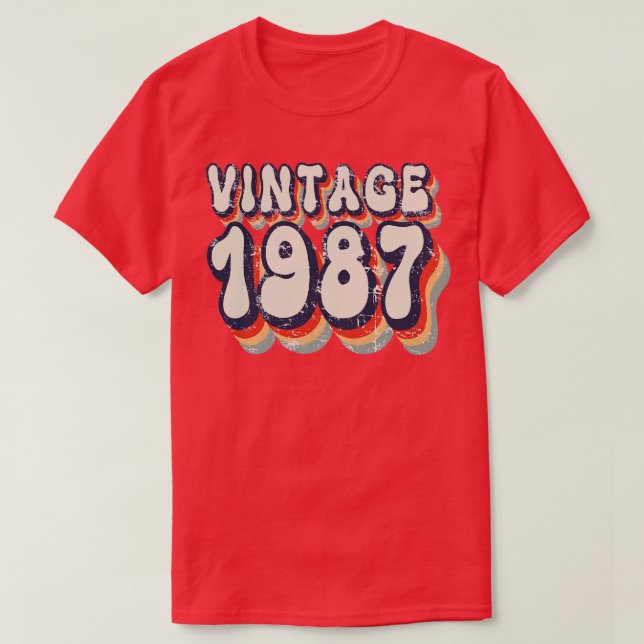 Camiseta Vintage 1987 (Frente do Design)