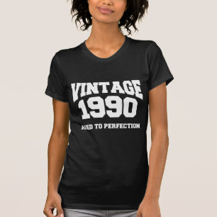 Camiseta Vintage 1990 - Aged to perfection