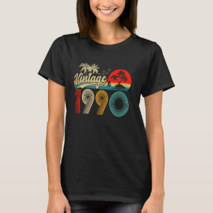 Camiseta Vintage 1990 Engraçado 34º aniversário dá 34 anos