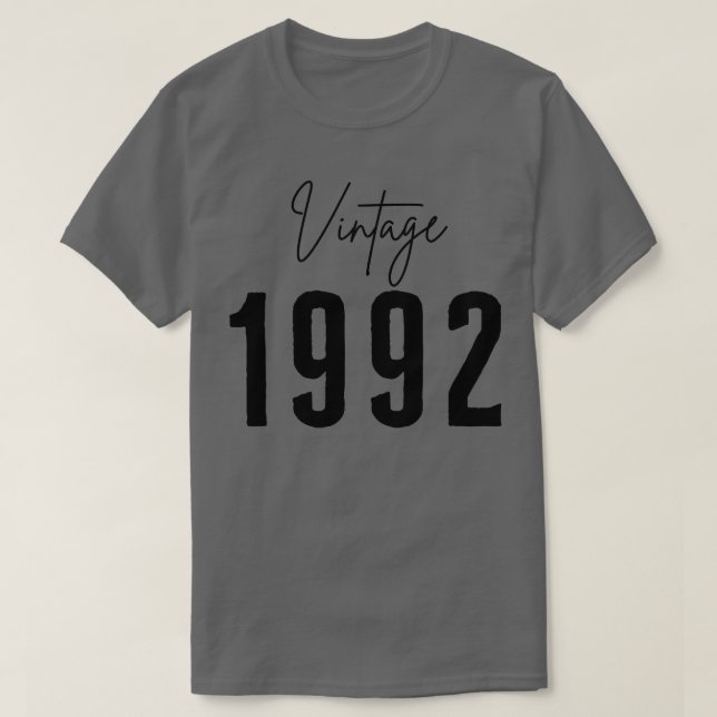 Camiseta Vintage 1992 12 (Frente do Design)