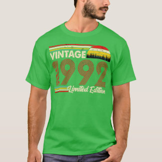 Camiseta Vintage 1992 Birthday Shirt Limited Edition 1992 B