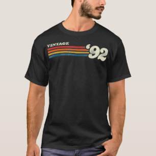 Camiseta Vintage 1992 Chest Stripe 30 Aniversário